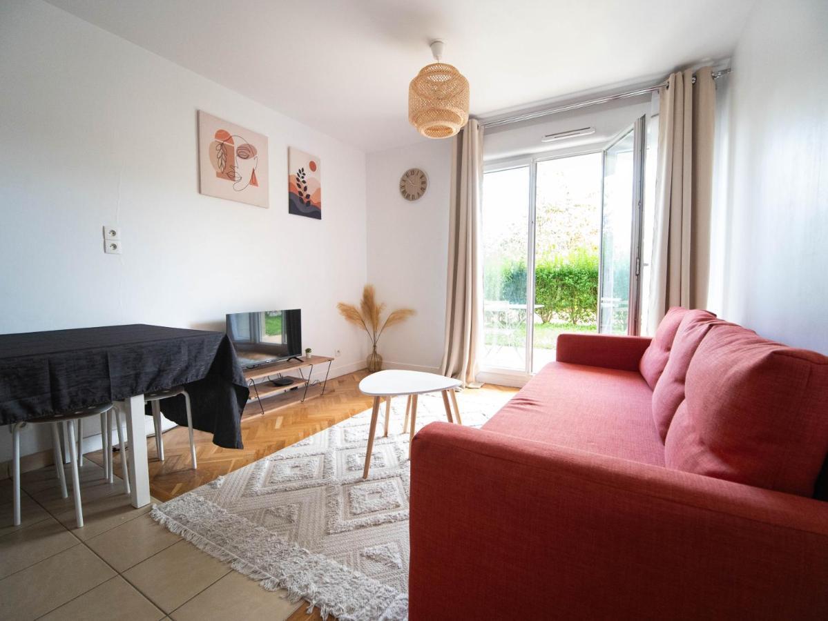 Appartement 10 Mins Disneyland - Jardin Et Parking Montévrain Extérieur photo